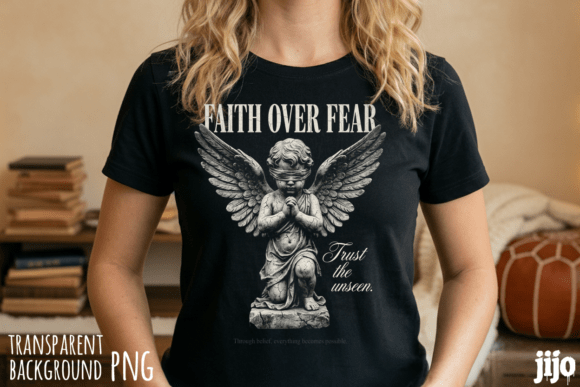 Christian Faith Angel Trust PNG T-Shirt Designs