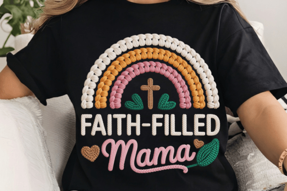 Christian Faith Filled Mama PNG