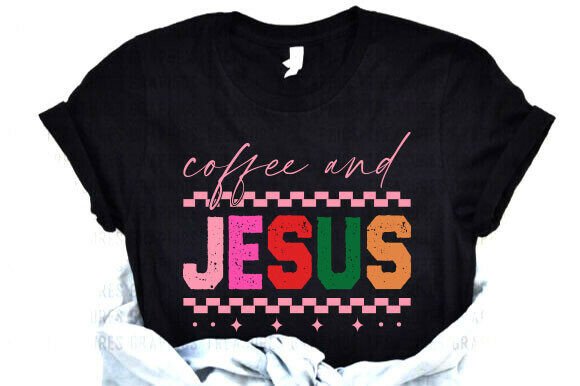 Coffee Jesus Shirt SVG: Christian T-Shirt Designs