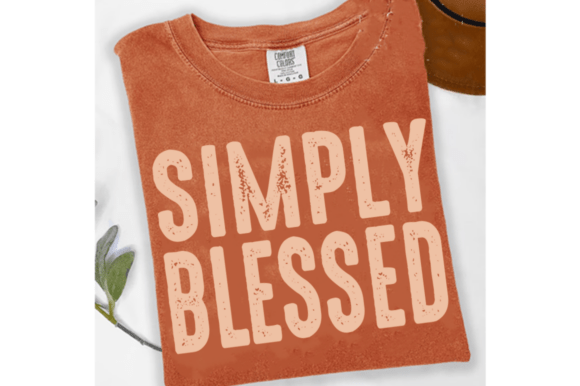 Fall Simply Blessed PNG, Christian SVG for T-Shirt Designs