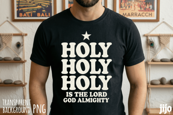 Holy Christian God Lord PNG for T-Shirt Designs