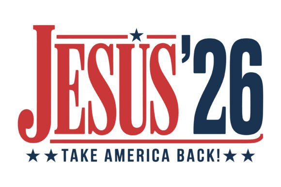 Jesus 26 America Back Design T-Shirt Designs
