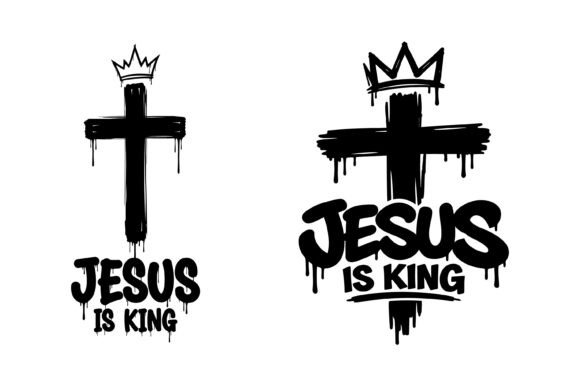 Jesus is King Faith Design T-Shirt Designs