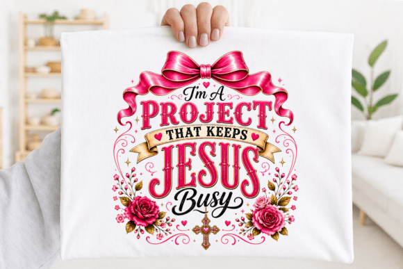 Jesus Project Christian Faith Quote PNG for T-Shirt Designs