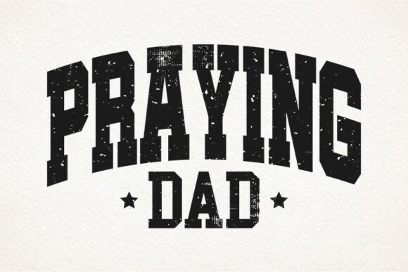 Praying Dad SVG Christian Tshirt Design for Real Publishing